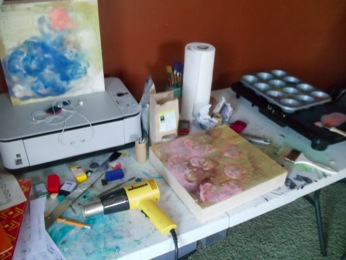 Studio - Encaustic 4