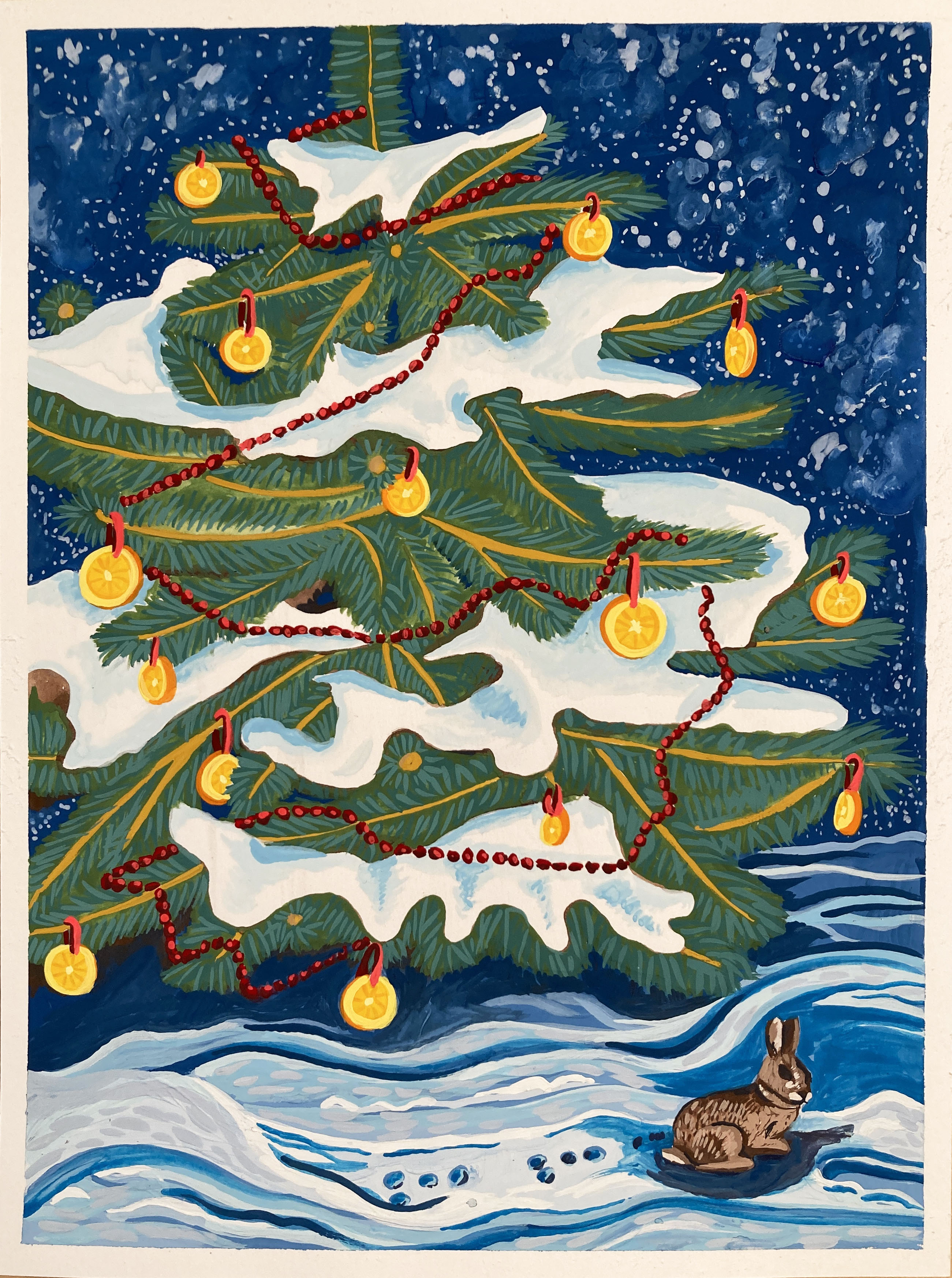 Crandberry Garland and Oranges gallery